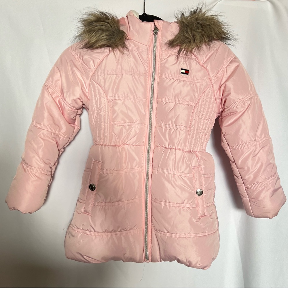 Tommy Hilfiger Kids Pink Puffer Jacket